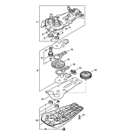 Gear Head for Stihl HSA 130