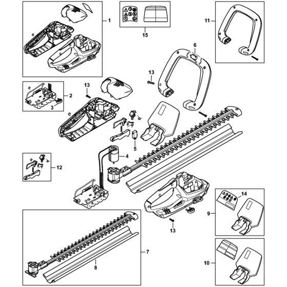 HSA45 Handle Housing Assembly