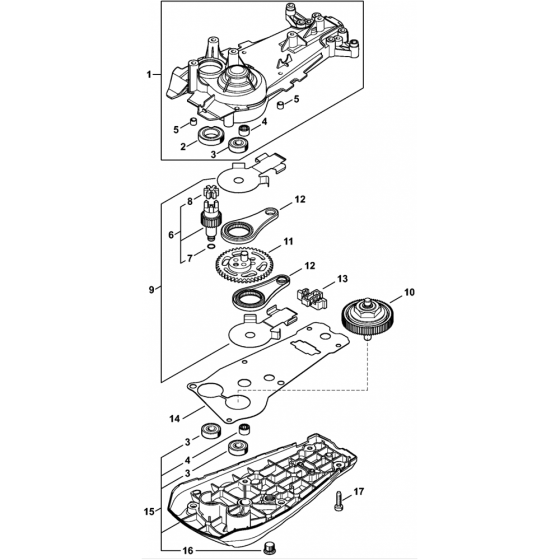 Stihl HSA94T Gear Head