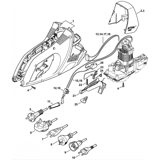 Stihl Motor Housing Assembly