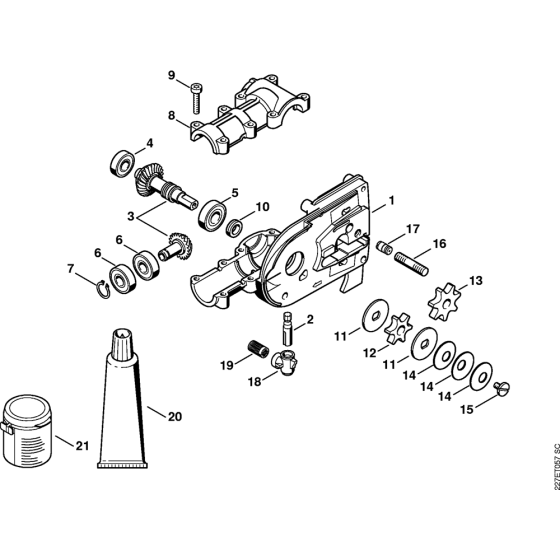 Gear Head for Stihl HT-KM