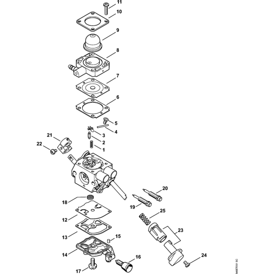 Carburetor C1M-S267 Assembly