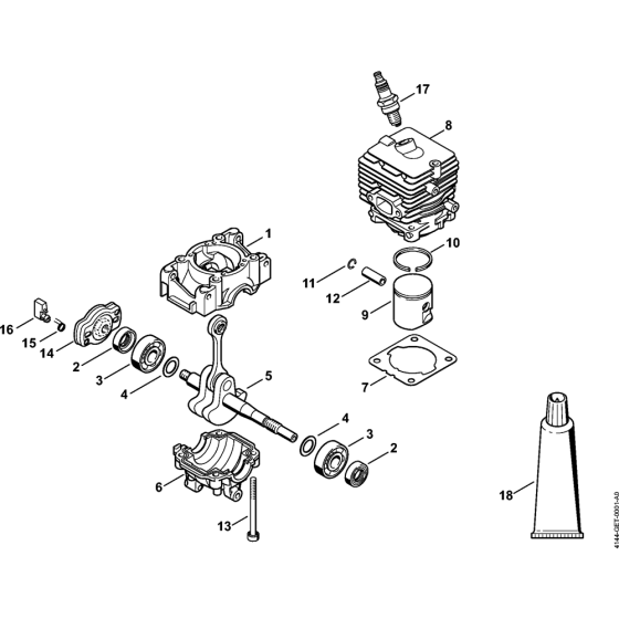 Crankcase, Cylinder Assembly
