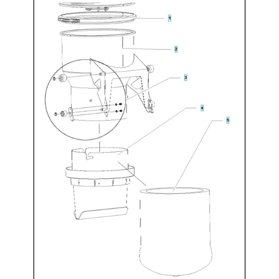 Separator Assembly for HTCD60