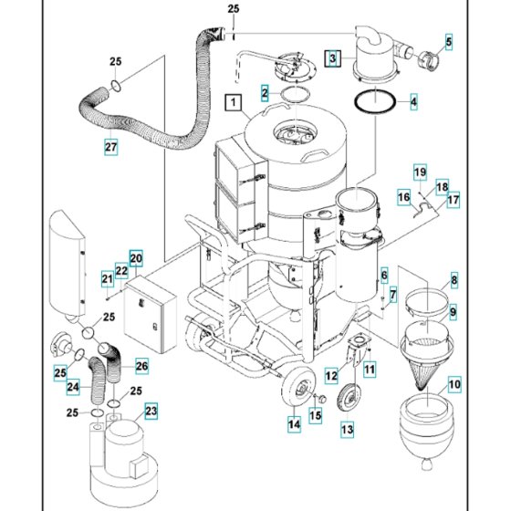 Chassis Assembly for HTCD80