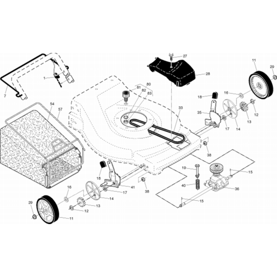 Drive Assembly for HU675F