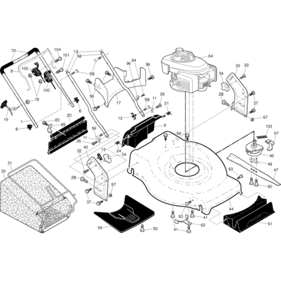 Frame Assembly for HU800BBC