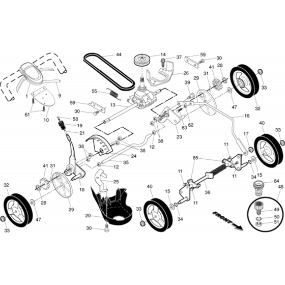Drive Assembly for HU800BBC