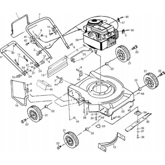 Husqvarna Husky Jet Assembly