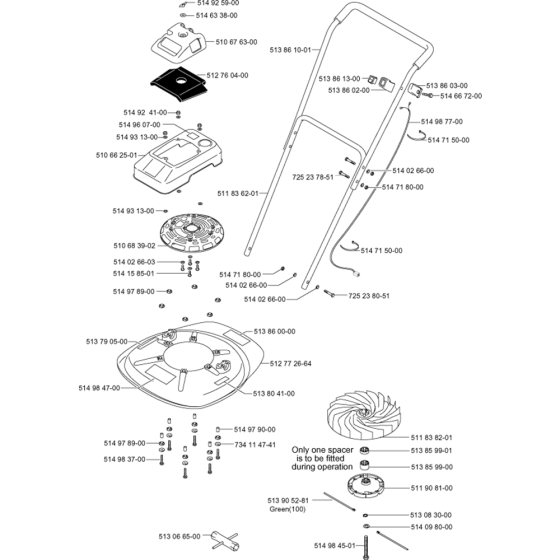 Husqvarna HVT40 Assembly