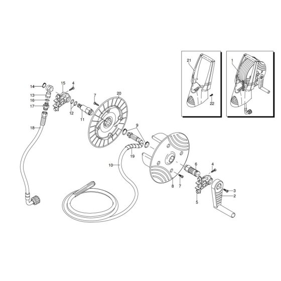 Hose and Reel Assembly