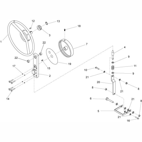 Handwheel Assembly for Mixers