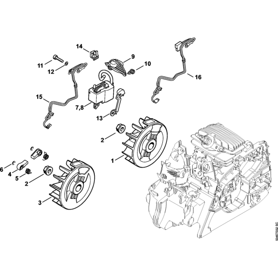 Ignition System for Stihl MS181