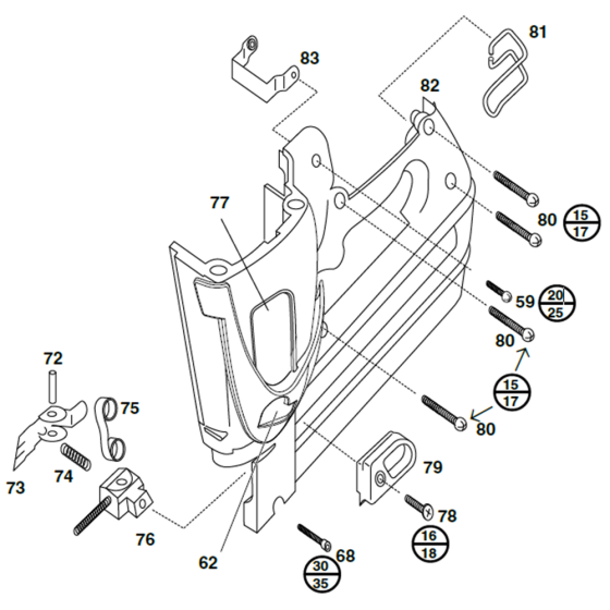 Handle Assembly for Paslode IM65