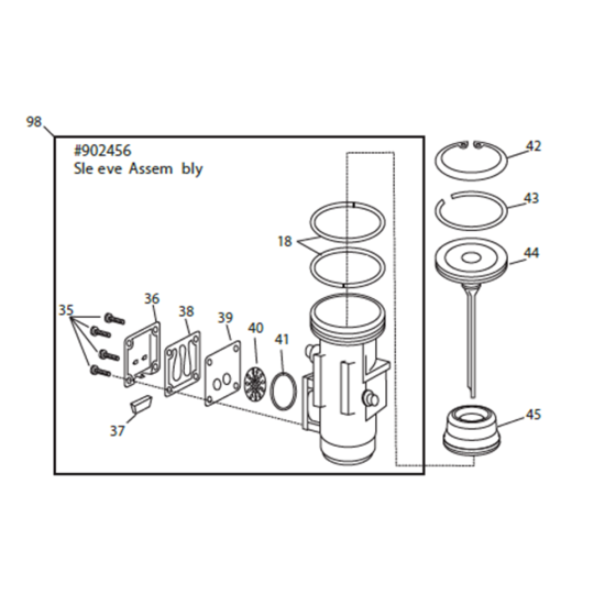 Sleeve Assembly for Paslode IM65A