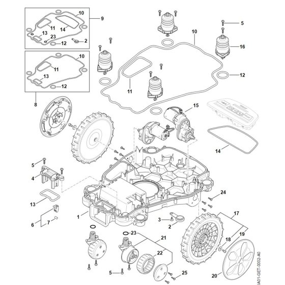 Lower Housing for Stihl iMOW 5.0