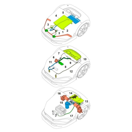 Ladder Diagram for Stihl iMOW