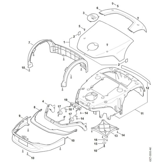 Stihl iMOW 6.0 Machine Cover