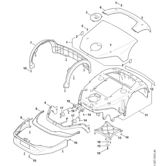 Stihl iMOW 7.0 Machine Cover