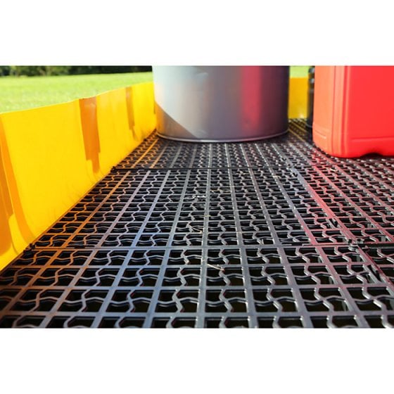 Interlocking Decking Grids 50x50cm for Portable Containment Pool (9 Pack)