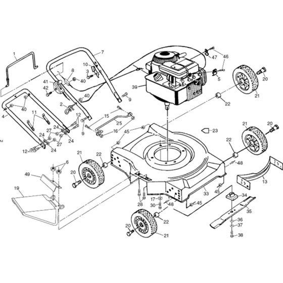 Husqvarna Jet 49 Assembly