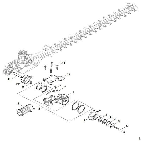 Joint Assembly for Stihl HLA 85