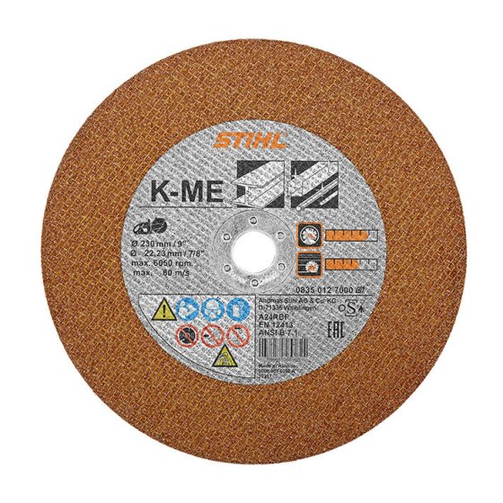 K-ME Abrasive Cutting Wheel 230mm / 9" - OEM No. 0835 012 7000
