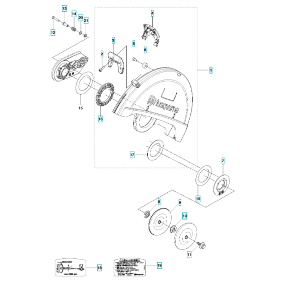 Blade Guard for Husqvarna K1270 I