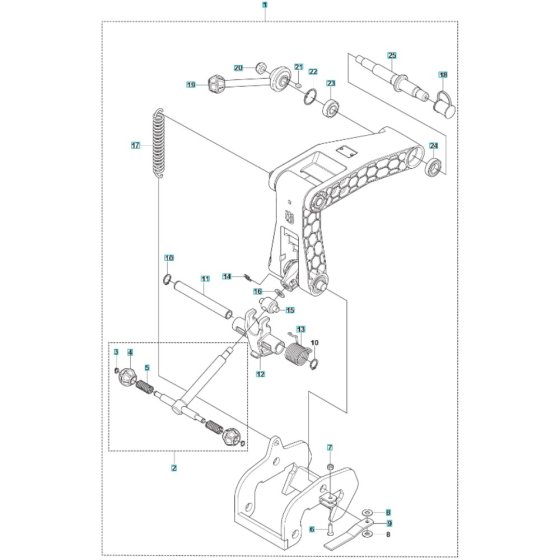 Rail Fixture for Husqvarna K1