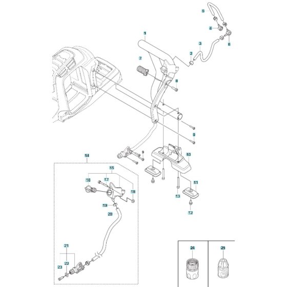 Front Handle for Husqvarna K1 PACE