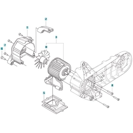 Motor for Husqvarna K1 PACE