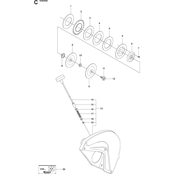 Handle Assembly for K30
