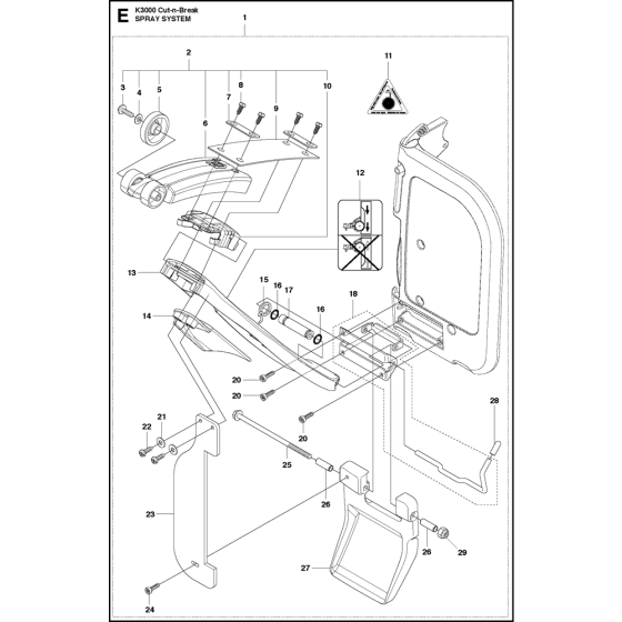 Spray System for K3000