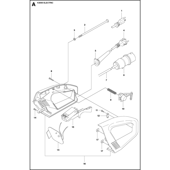 Handle Assembly for K3000
