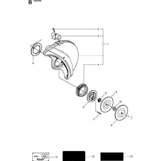 Wheels & Tyres for Husqvarna K40
