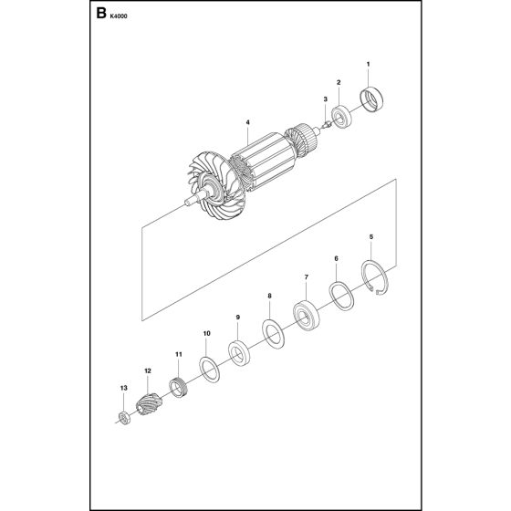 Motor Assembly for K4000