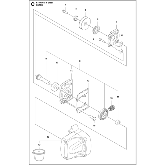 Gears Assembly for K4000