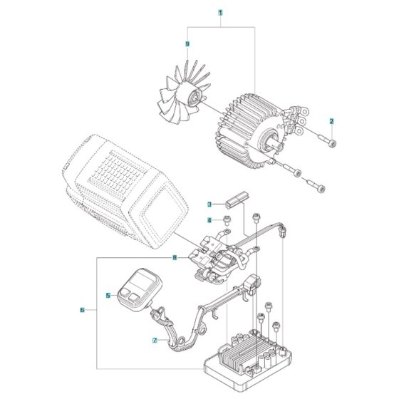 Electrical for Husqvarna K540I