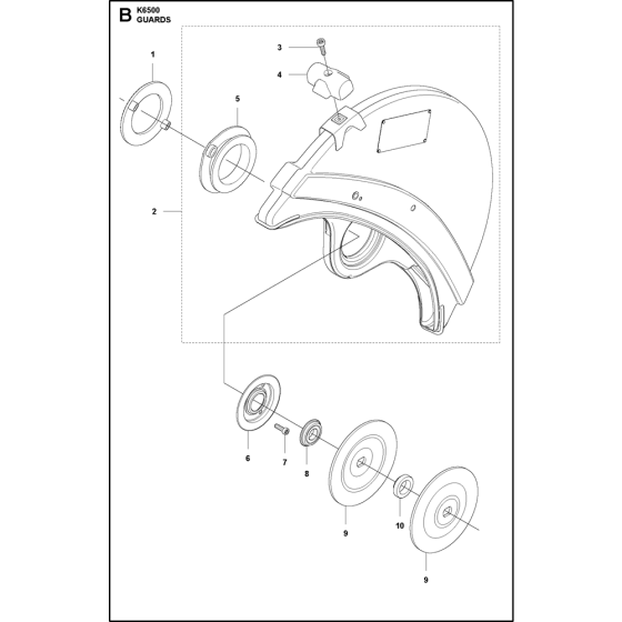 Guards Assembly for K6500