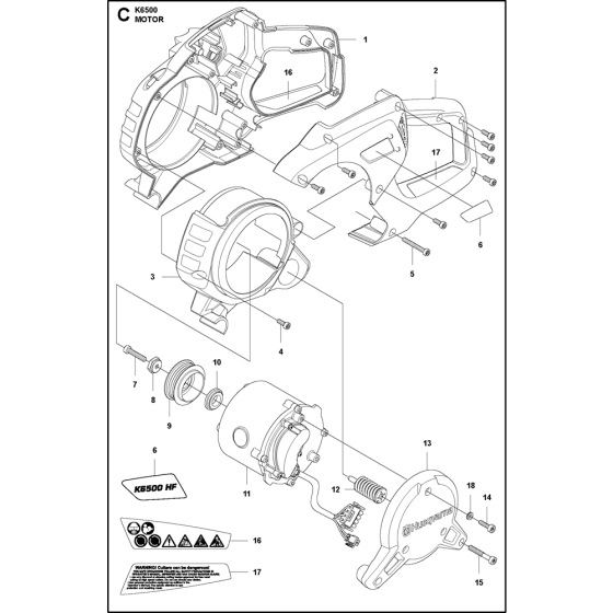 Motor Assembly for K6500