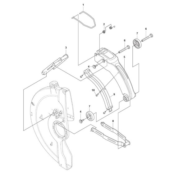 Guard Assembly for Husqvarna K7000
