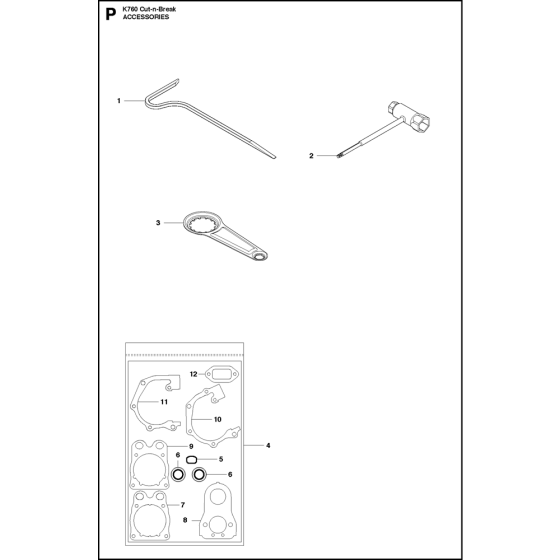 Husqvarna K760 Accessories