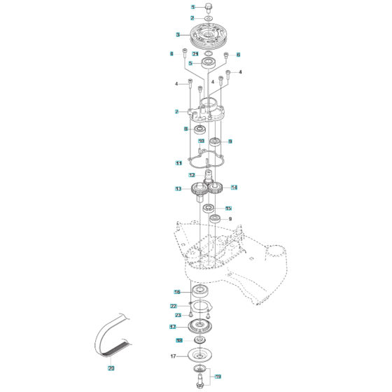 Gear Assembly for K770