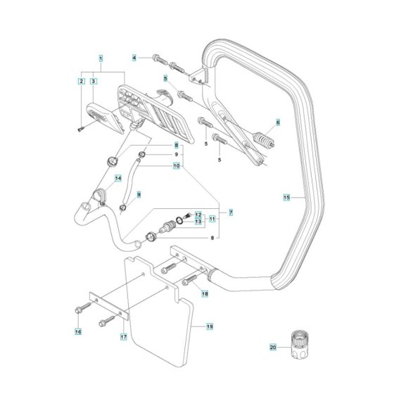 Handle Assembly for K950 Cutter