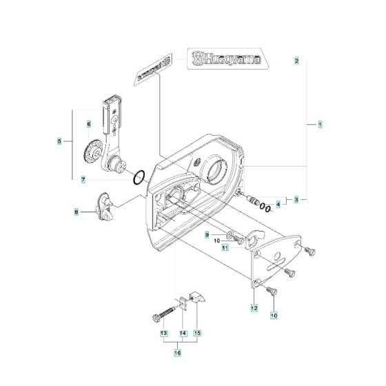 Clutch Cover for Husqvarna K950