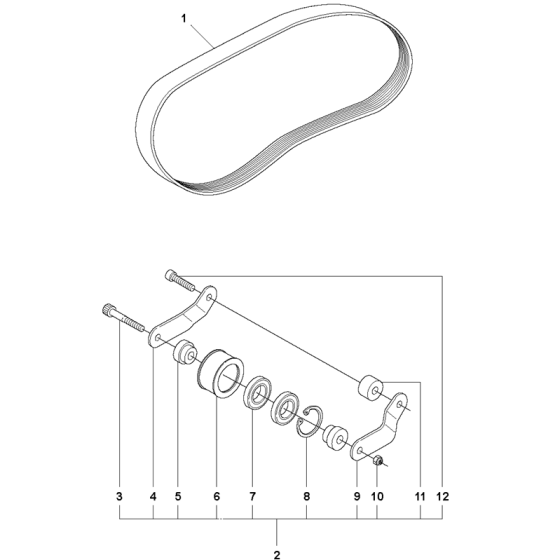 Belt Assembly for K950 Cutters