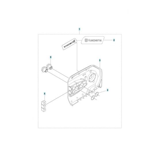 Clutch Cover for Husqvarna K970