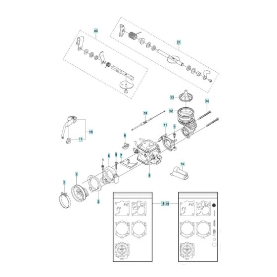 Carburettor Assembly for K970