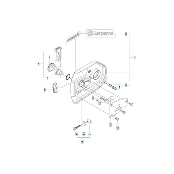 Clutch Cover for Husqvarna K970