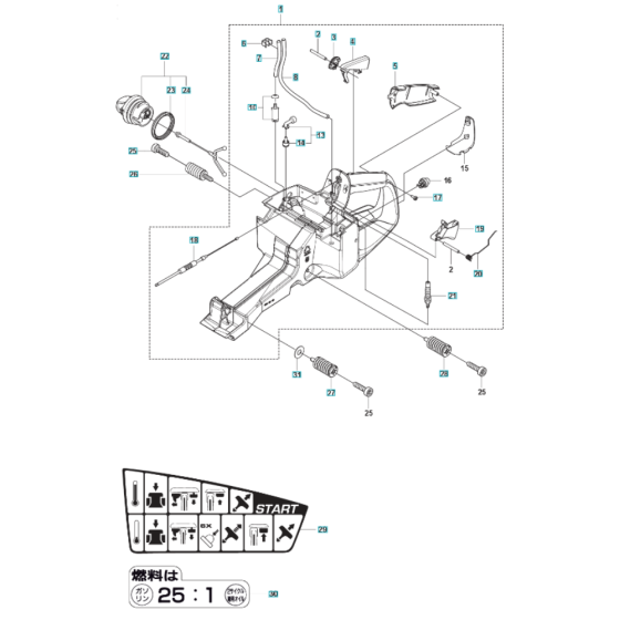 Fuel Tank Assembly for K970 III